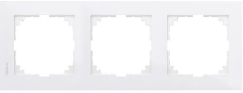 Рамка универсальная Schneider Electric Merten M-Pure 3-м. полярно-белый картинка